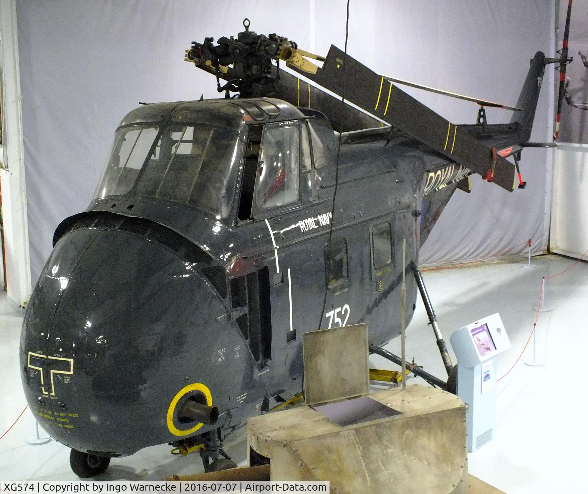 XG574, 1955 Westland Whirlwind HAR.3 C/N WA69, Westland Whirlwind HAR3 at the FAA Museum, Yeovilton