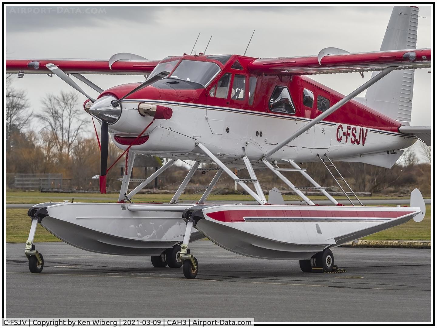 C-FSJV, 1966 De Havilland Canada DHC-2 Beaver MK III C/N 1646 TB25, On the apron at Courtenay Airpark