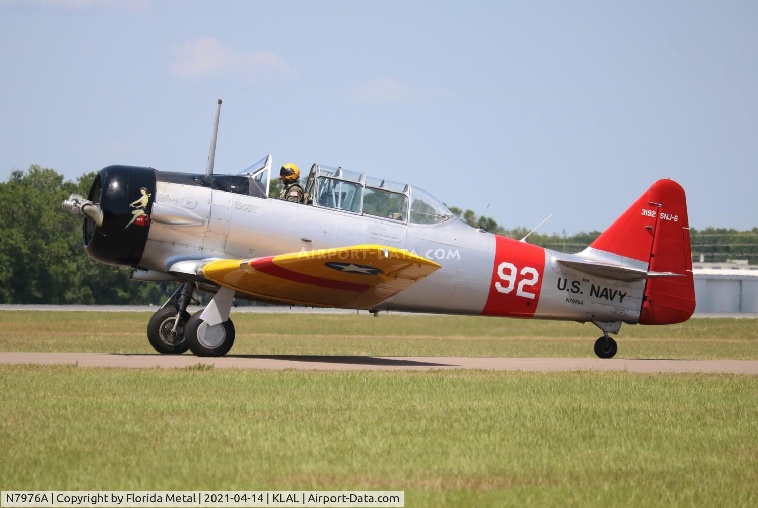 N7976A, 1959 North American AT-6F Texan C/N 121-43192, Sun N Fun 2021