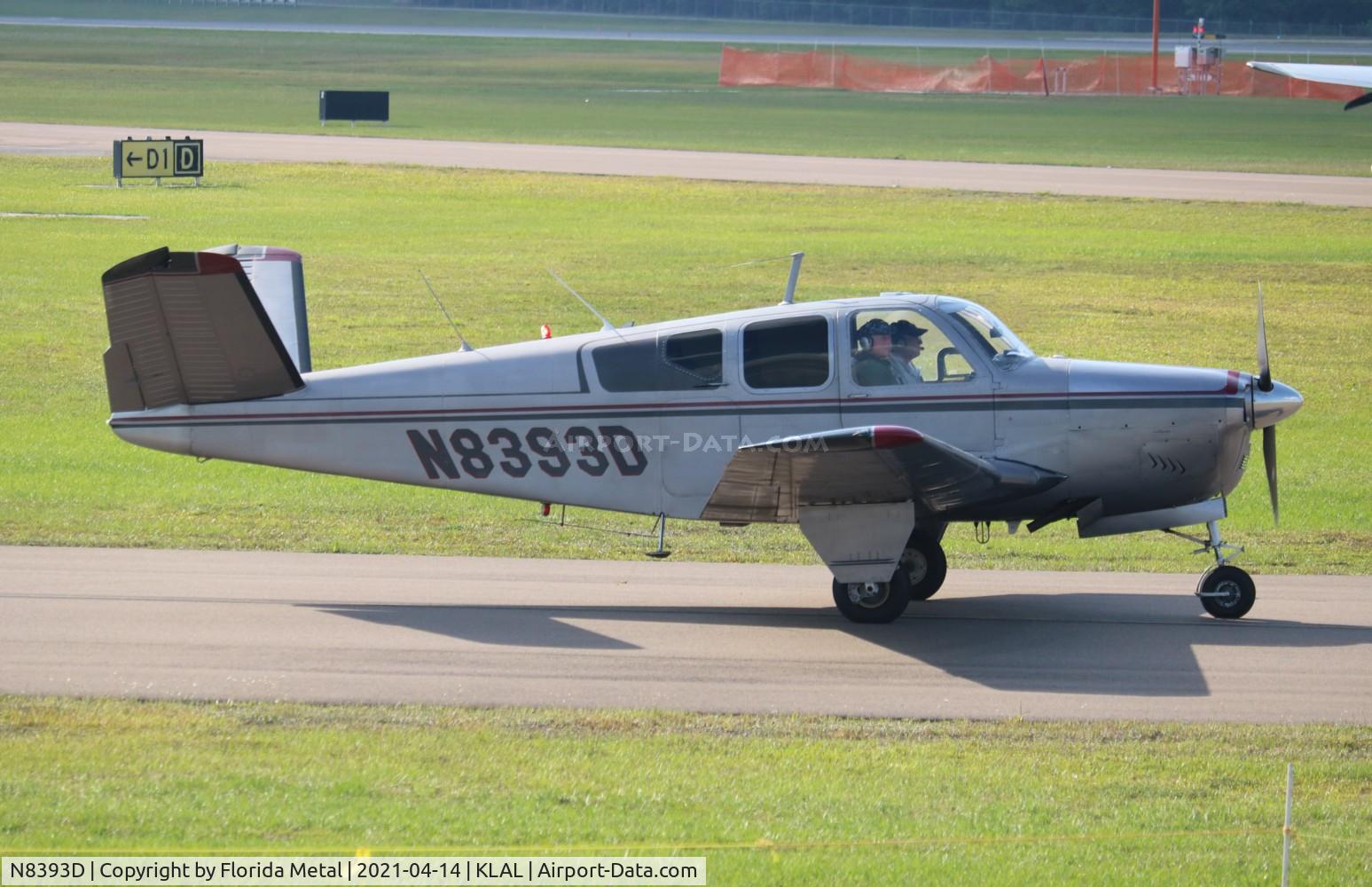 N8393D, 1958 Beech J35 Bonanza C/N D-5526, Sun N Fun 2021