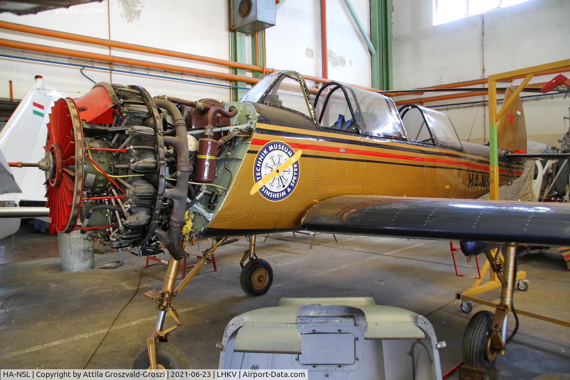 HA-NSL, Yakovlev Yak-52 C/N 822615, LHKV - Kaposújlak Airport, Hungary
