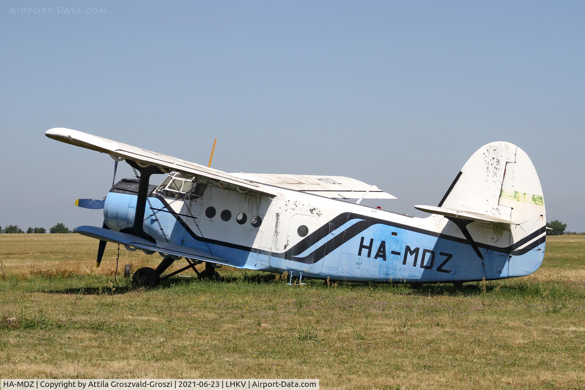 HA-MDZ, 1979 PZL-Mielec An-2R C/N 1G186-04, LHKV - Kaposújlak Airport, Hungary