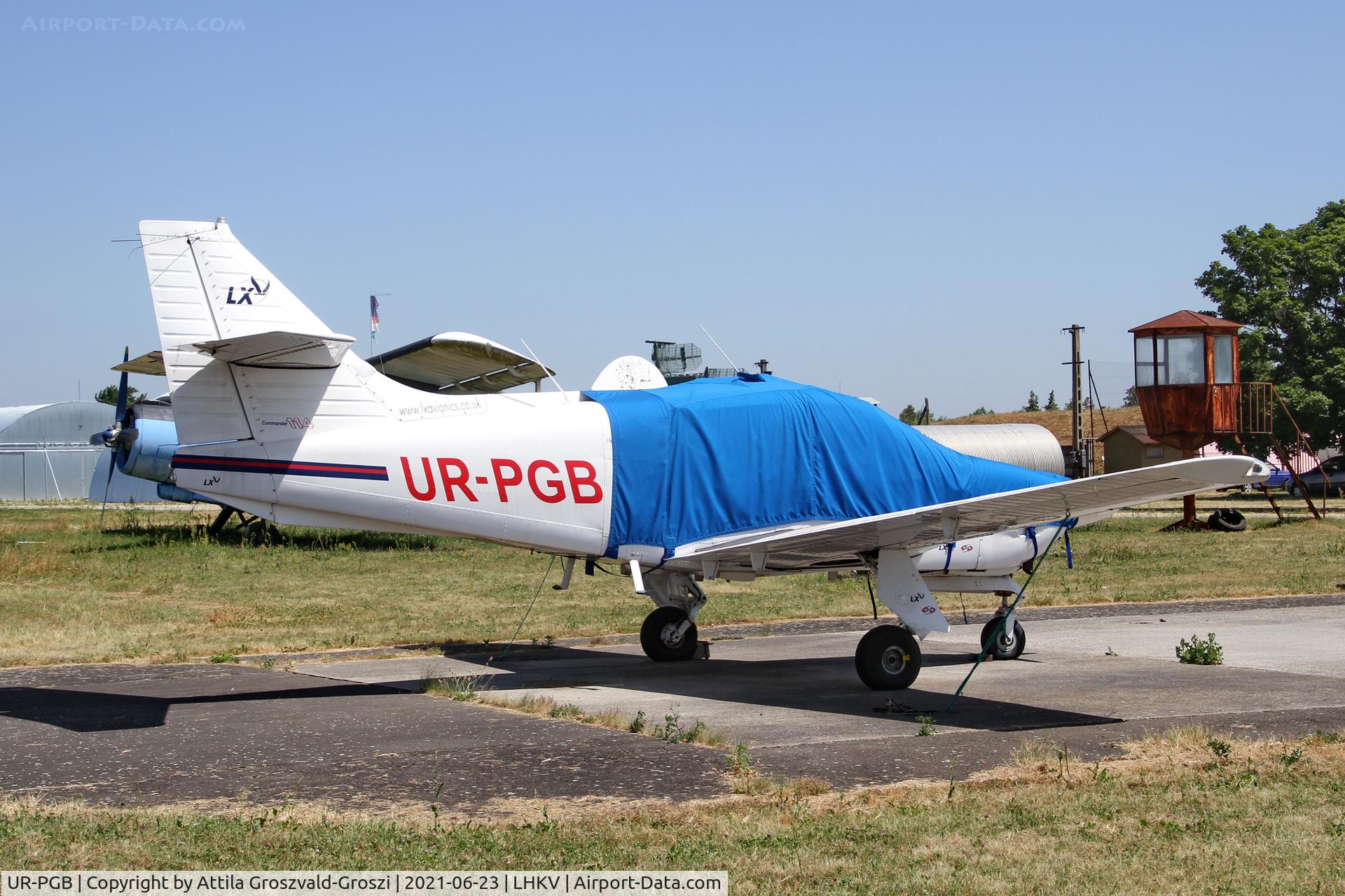 UR-PGB, 1976 Rockwell Commander 114 C/N 14161, LHKV - Kaposújlak Airport, Hungary