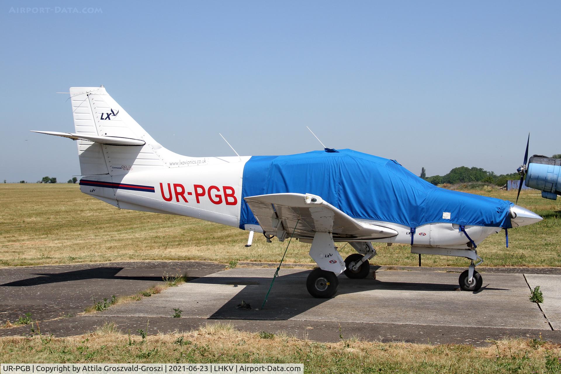 UR-PGB, 1976 Rockwell Commander 114 C/N 14161, LHKV - Kaposújlak Airport, Hungary