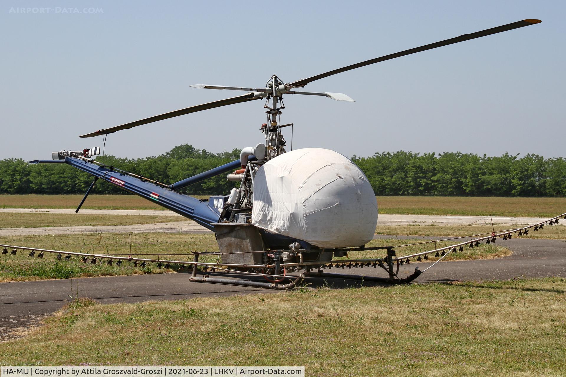 HA-MIJ, 1962 Hiller HT.2 C/N 2262, LHKV - Kaposújlak Airport, Hungary