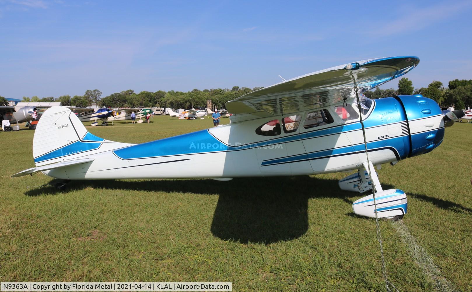 N9363A, 1949 Cessna 190 C/N 7442, Sun N Fun 2021