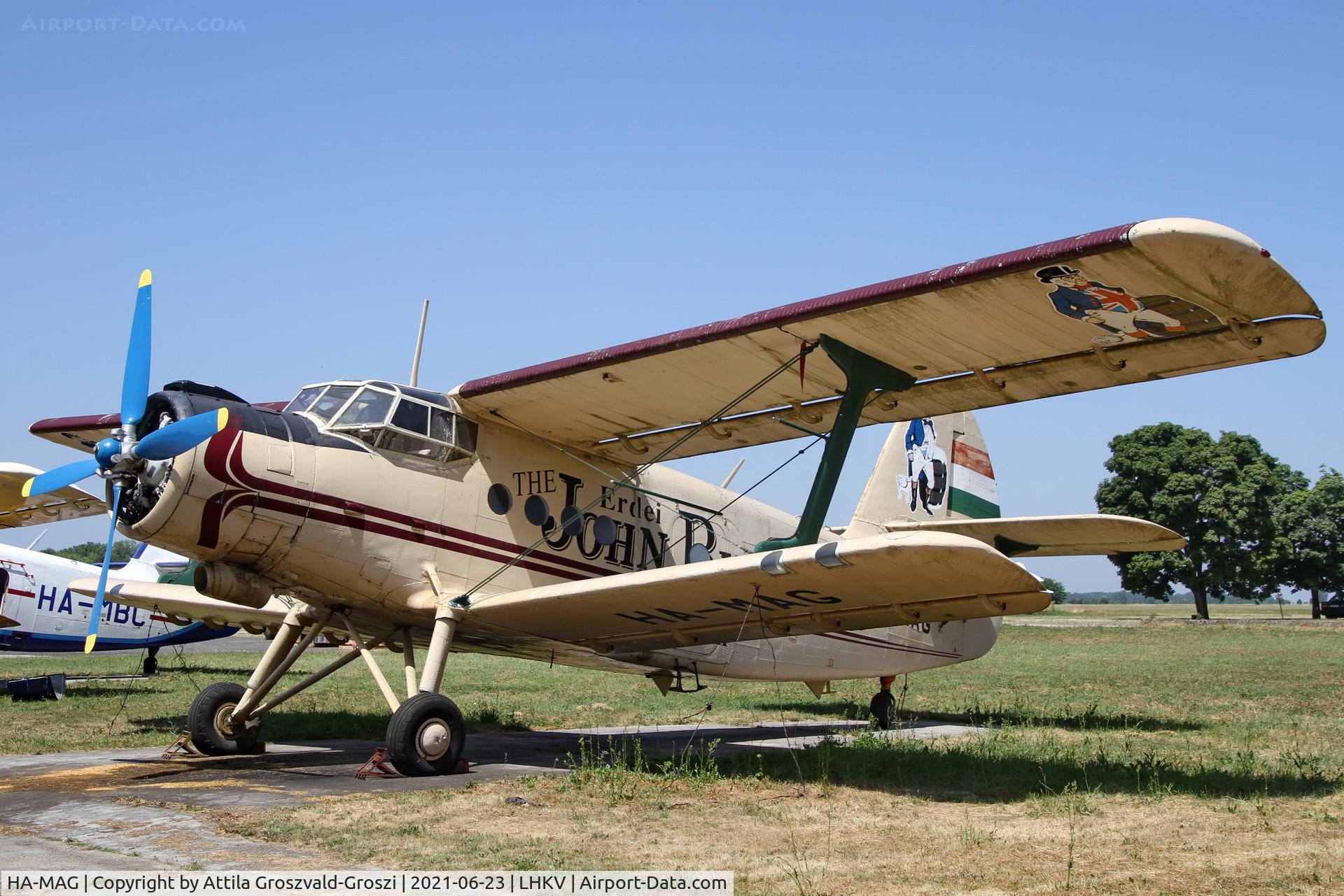 HA-MAG, Antonov (PZL-Mielec) An-2P C/N 1G114-36, LHKV - Kaposújlak Airport, Hungary