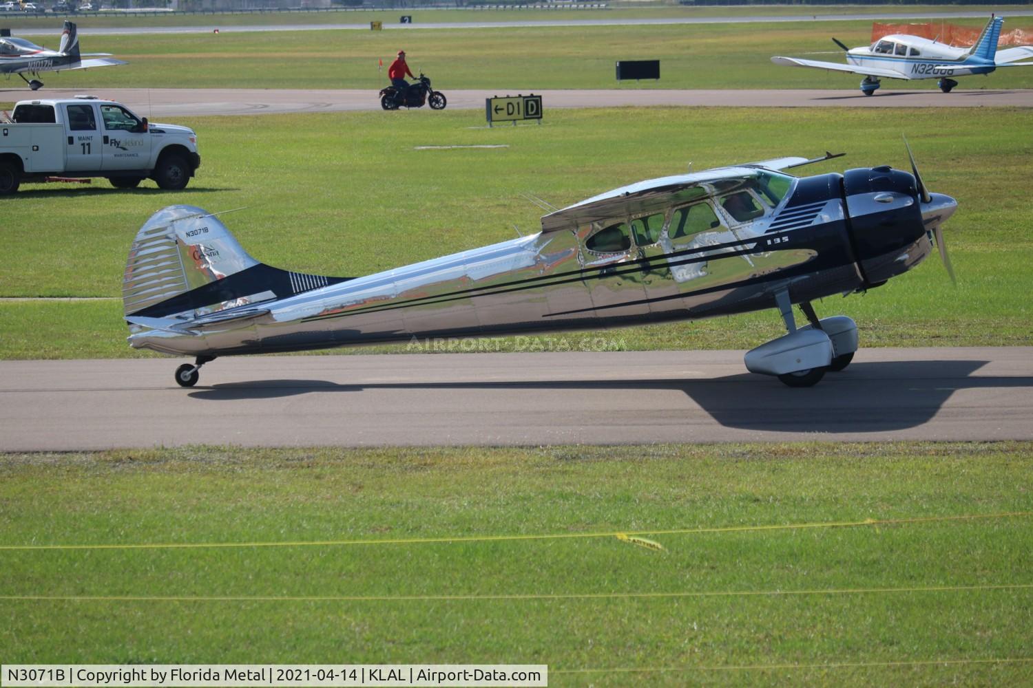 N3071B, 1952 Cessna 190 C/N 7955, Sun N Fun 2021