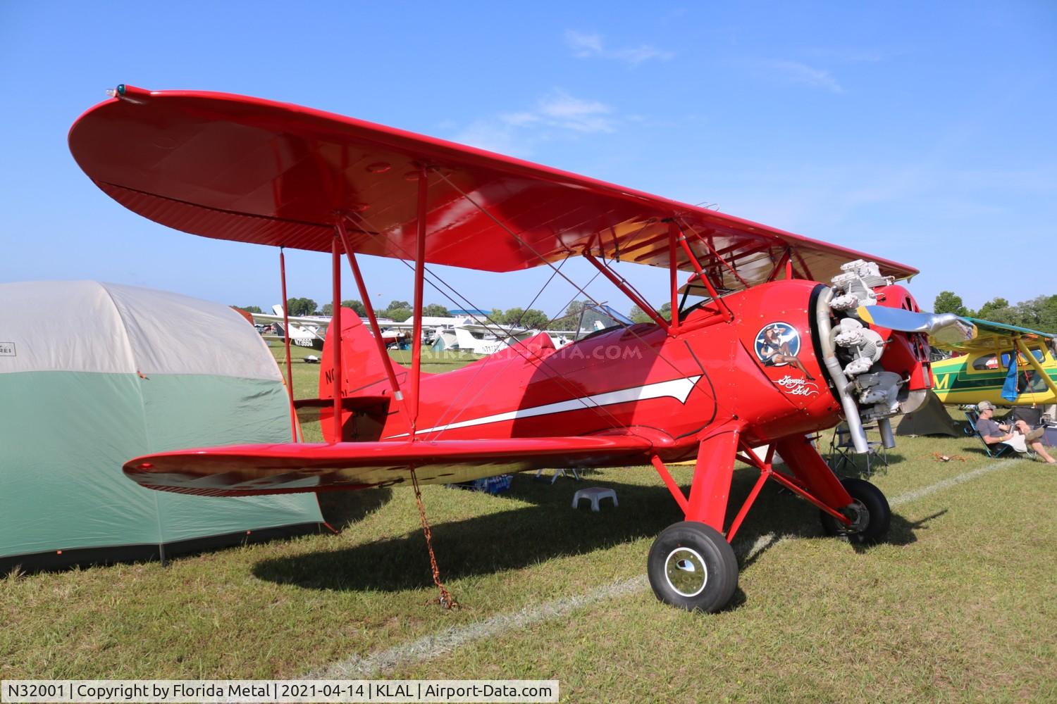 N32001, 1941 Waco UPF-7 C/N 5632, Sun N Fun 2021
