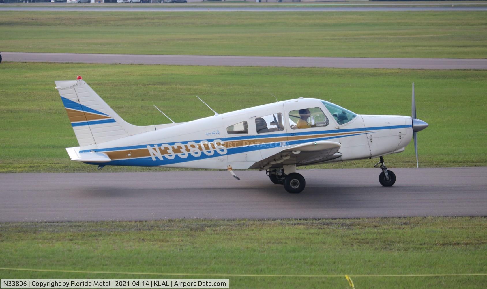 N33806, 1975 Piper PA-28-151 C/N 28-7515365, Sun n Fun 2021