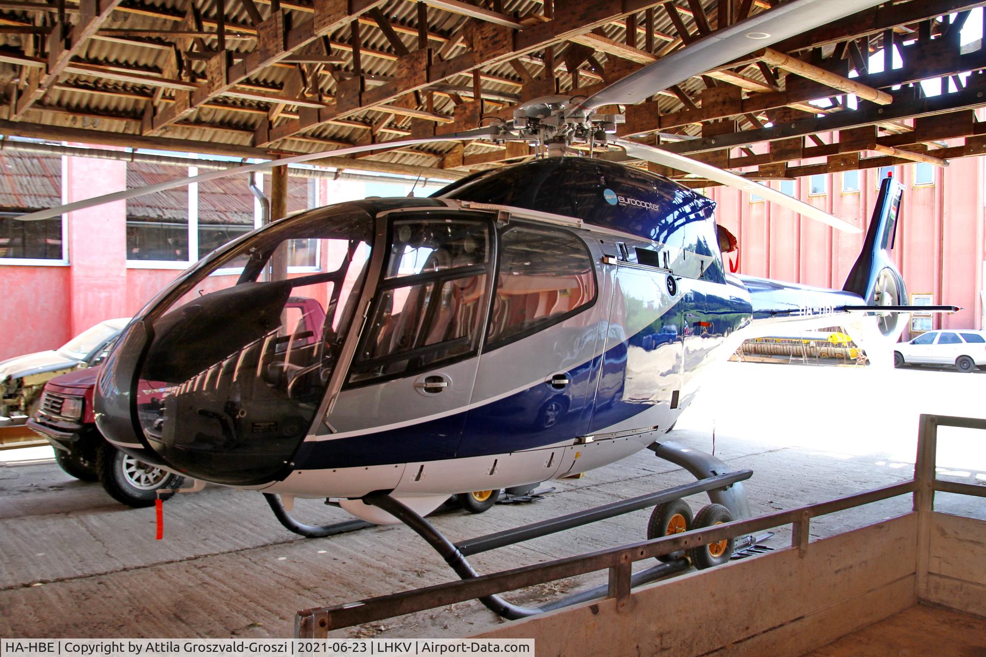 HA-HBE, 2000 Eurocopter EC-120B Colibri C/N 1158, LHKV - Kaposújlak Airport, Hungary