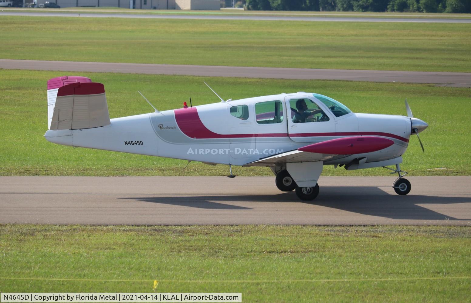 N4645D, 1956 Beech G35 Bonanza C/N D-4840, Sun N Fun 2021