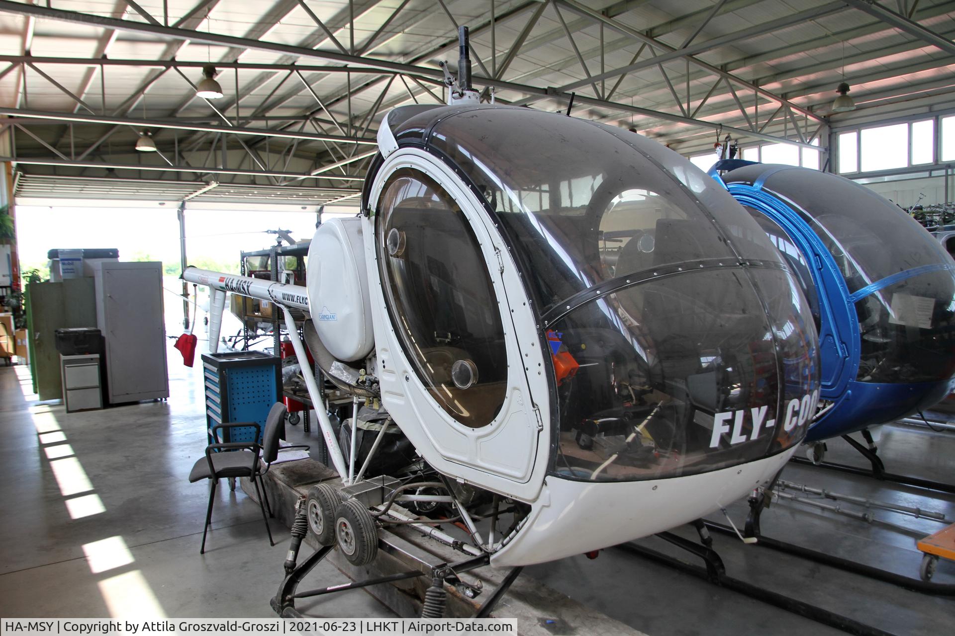 HA-MSY, 1975 Hughes 269C C/N 650413, LHKT - Kadarkút Airfield, Hungary
