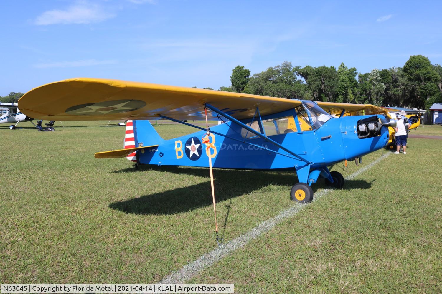 N63045, Taylorcraft DF-65 C/N 6209, Sun N Fun 2021