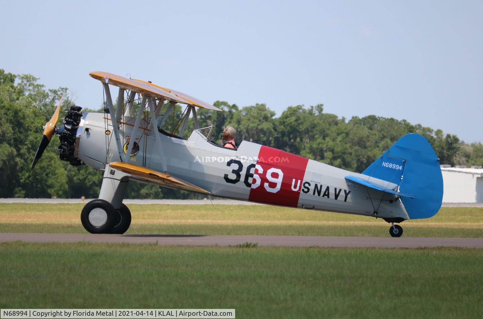 N68994, 1943 Boeing N2S-3 Kaydet (B75N1) C/N 75-7598, Sun N Fun 2021