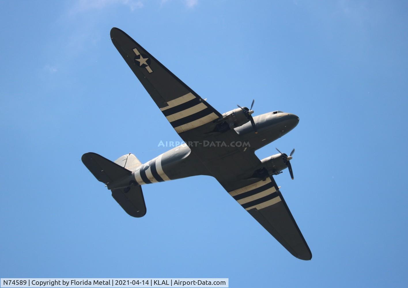 N74589, 1943 Douglas DC3C-S1C3G (C-47A) C/N 9926, Sun N Fun 2021