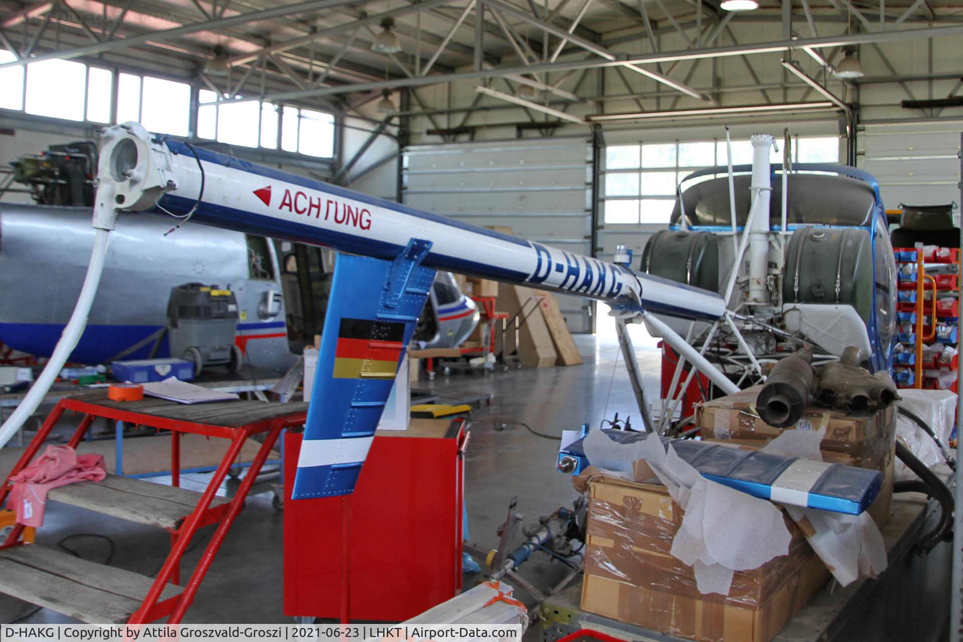 D-HAKG, Hughes 269C C/N 59-0798, LHKT - Kadarkút Airfield, Hungary
