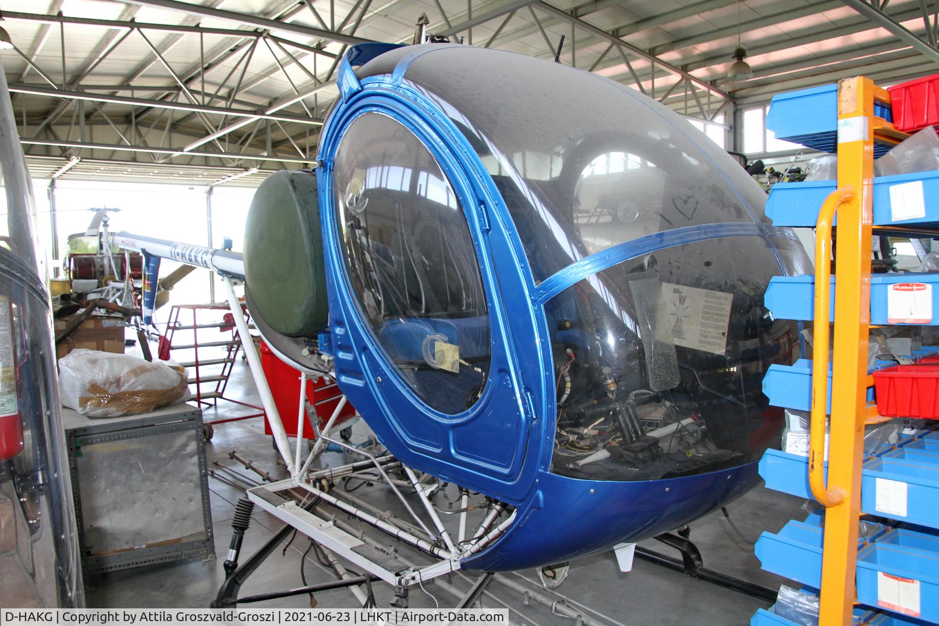 D-HAKG, Hughes 269C C/N 59-0798, LHKT - Kadarkút Airfield, Hungary