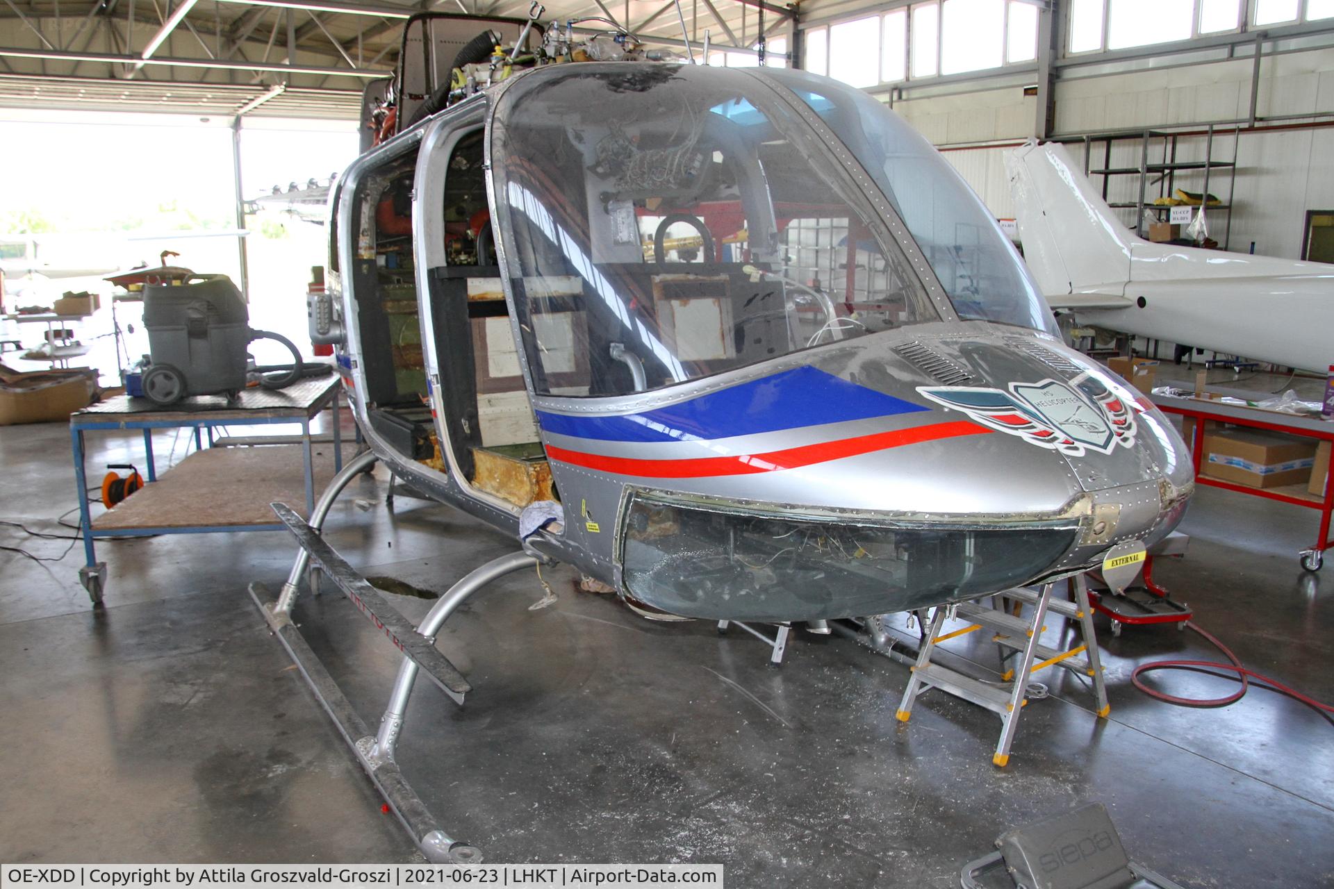 OE-XDD, 1975 Agusta AB-206B JetRanger II C/N 8434, LHKT - Kadarkút Airfield, Hungary