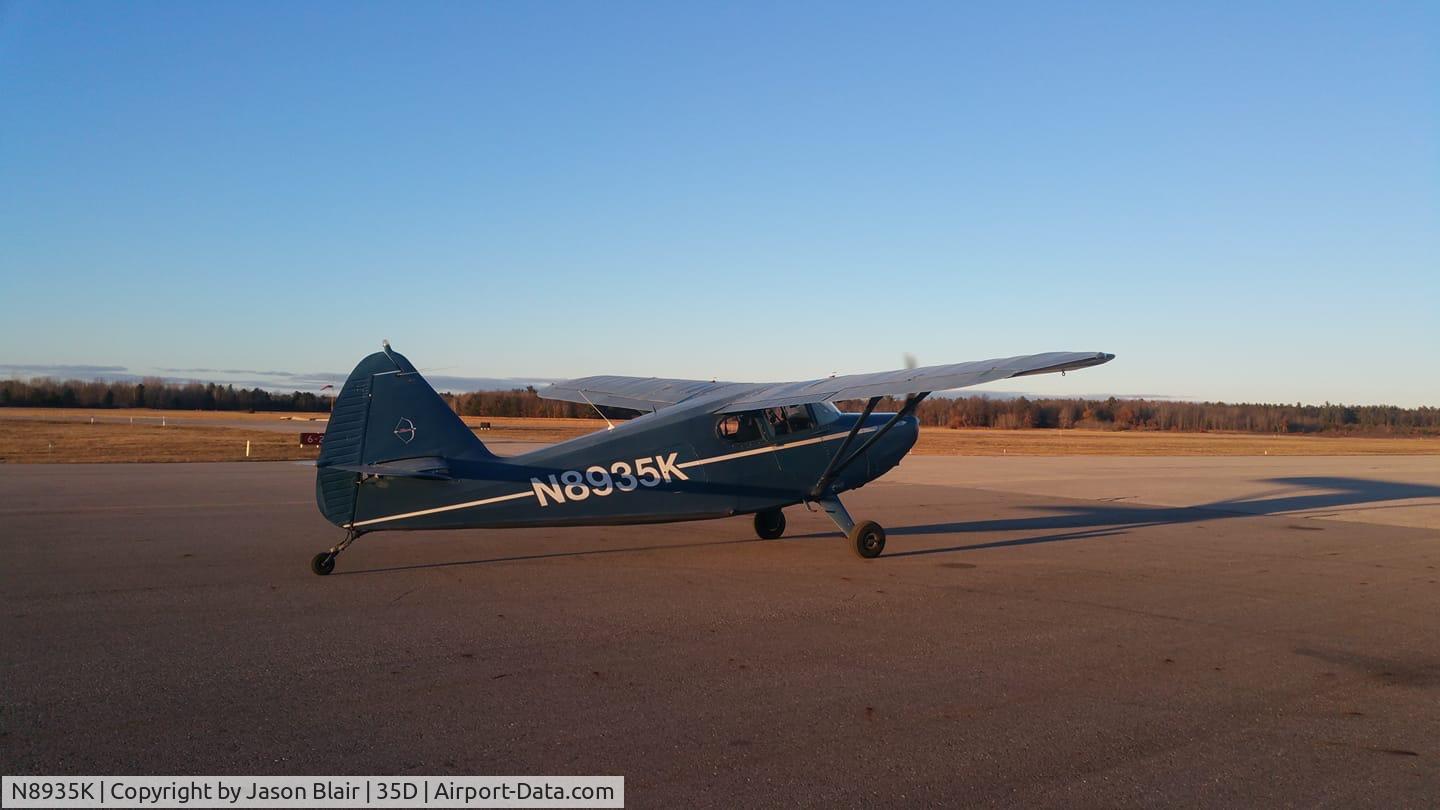 N8935K, 1947 Stinson 108-1 Voyager C/N 108-1935, Current home