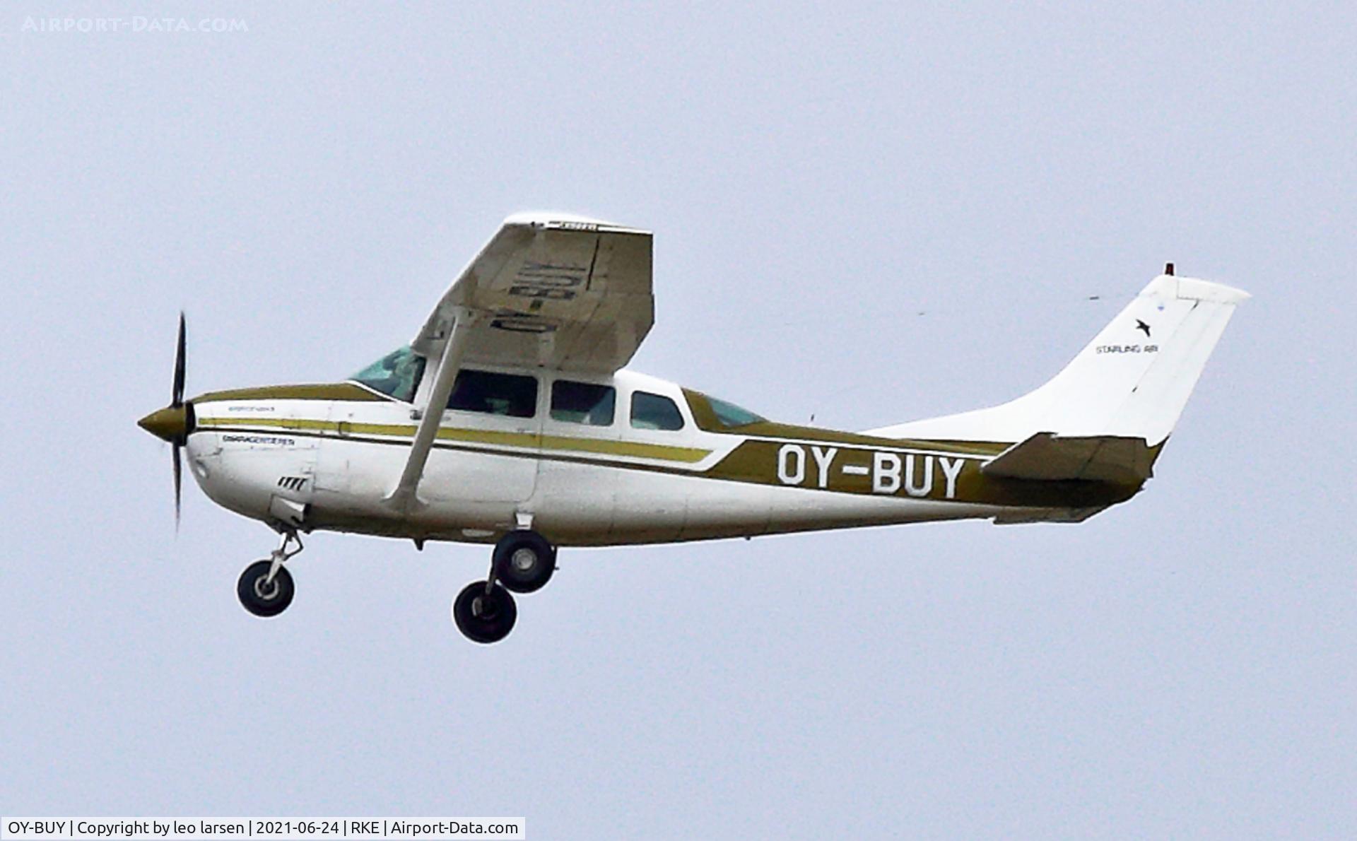 OY-BUY, 1976 Cessna U206G Stationair C/N U206-03631, Roskilde 24.6.2021