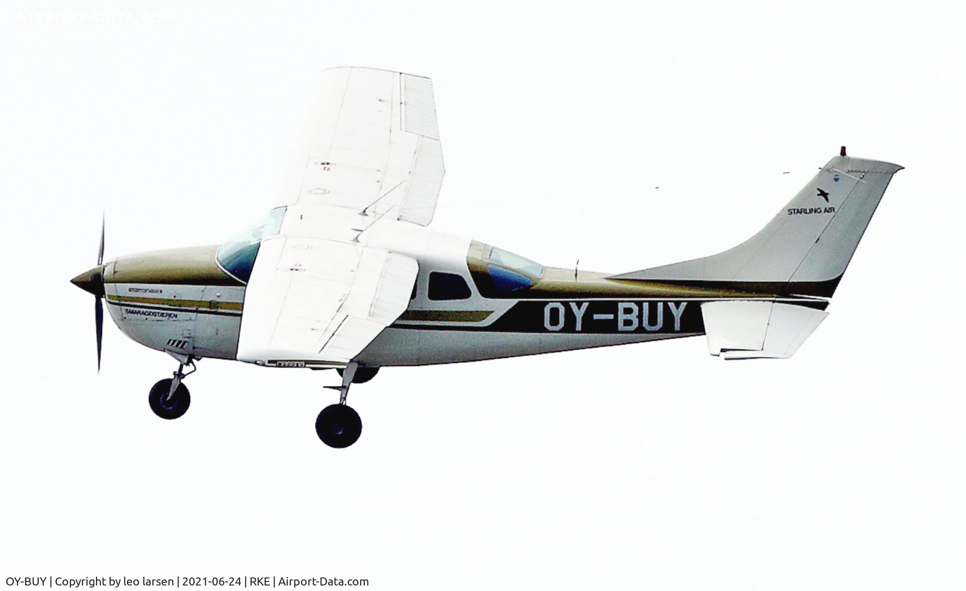 OY-BUY, 1976 Cessna U206G Stationair C/N U206-03631, Roskilde 24.6.2021