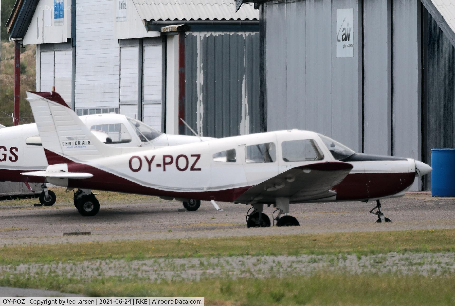 OY-POZ, 1974 Piper PA-28-151 Cherokee Warrior C/N 28-7415248, Roskilde 24.6.2021