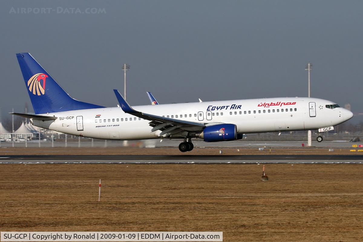 SU-GCP, 2007 Boeing 737-866 C/N 35560, at muc
