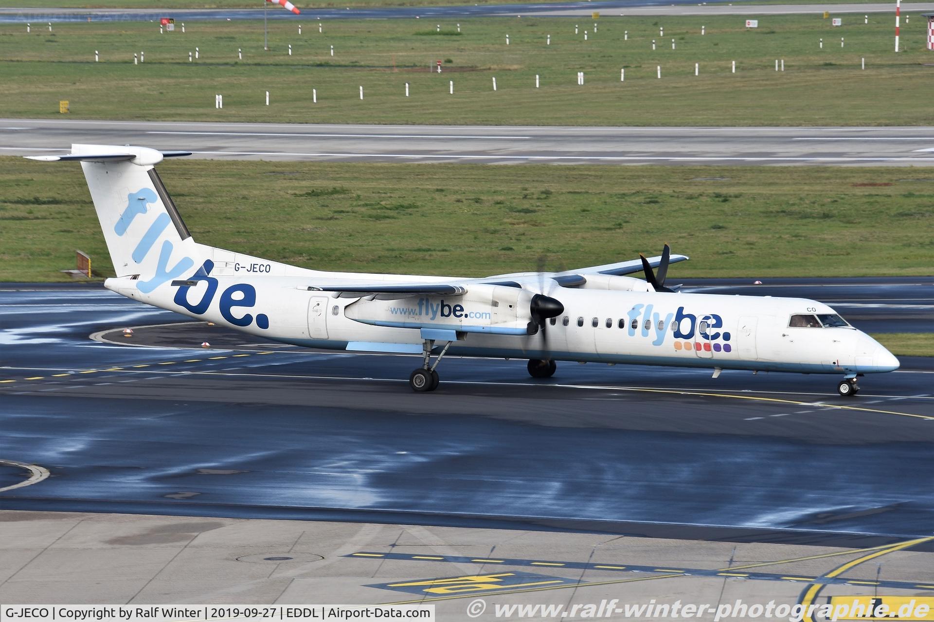 G-JECO, 2006 De Havilland Canada DHC-8-402Q Dash 8 C/N 4126, Bombardier DHC-8-402Q Dash 8 - BE BEE FlyBe - 4126 - G-JECO - 27.09.2019 - DUS