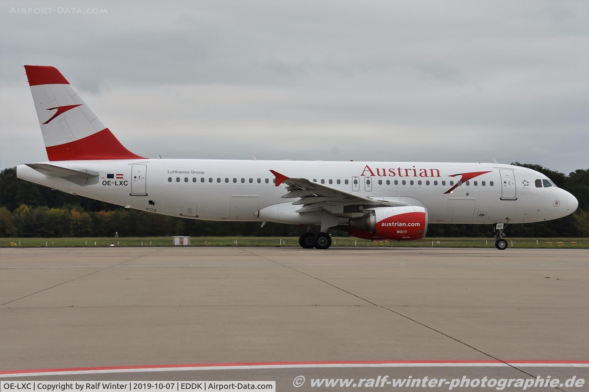 OE-LXC, 2008 Airbus A320-216 C/N 3502, Airbus A320-216 - OS AUA Austrian Airlines - 3502 - OE-LXC - 07.10.2019 - CGN