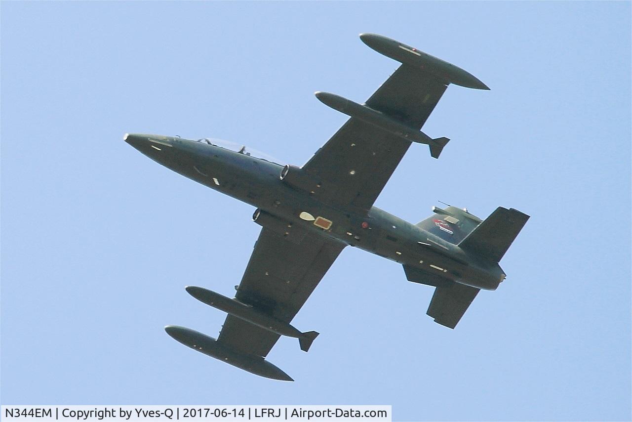 N344EM, 1991 Aermacchi MB-339CB C/N 6801/174, Aermacchi MB-339CB, Flight over Landivisiau Naval Air Base (LFRJ) Tiger Meet 2017