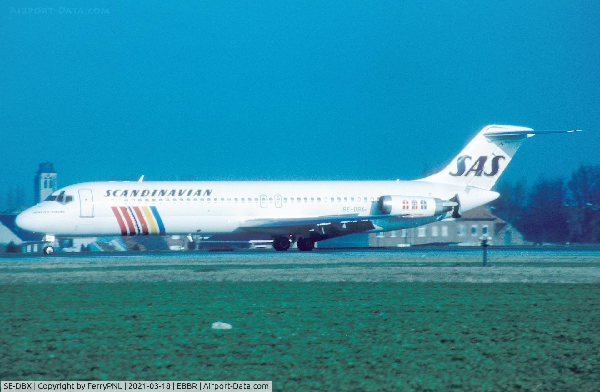 SE-DBX, 1967 Douglas DC-9-41 C/N 47114, SAS DC-9-41 landing