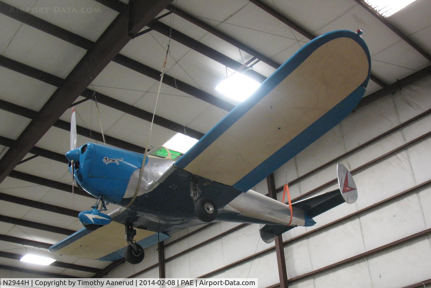 N2944H, 1946 Erco 415C Ercoupe C/N 3569, 1946 Erco 415C, c/n: 3569, Restoration Facility, Seattle Museum of Flight