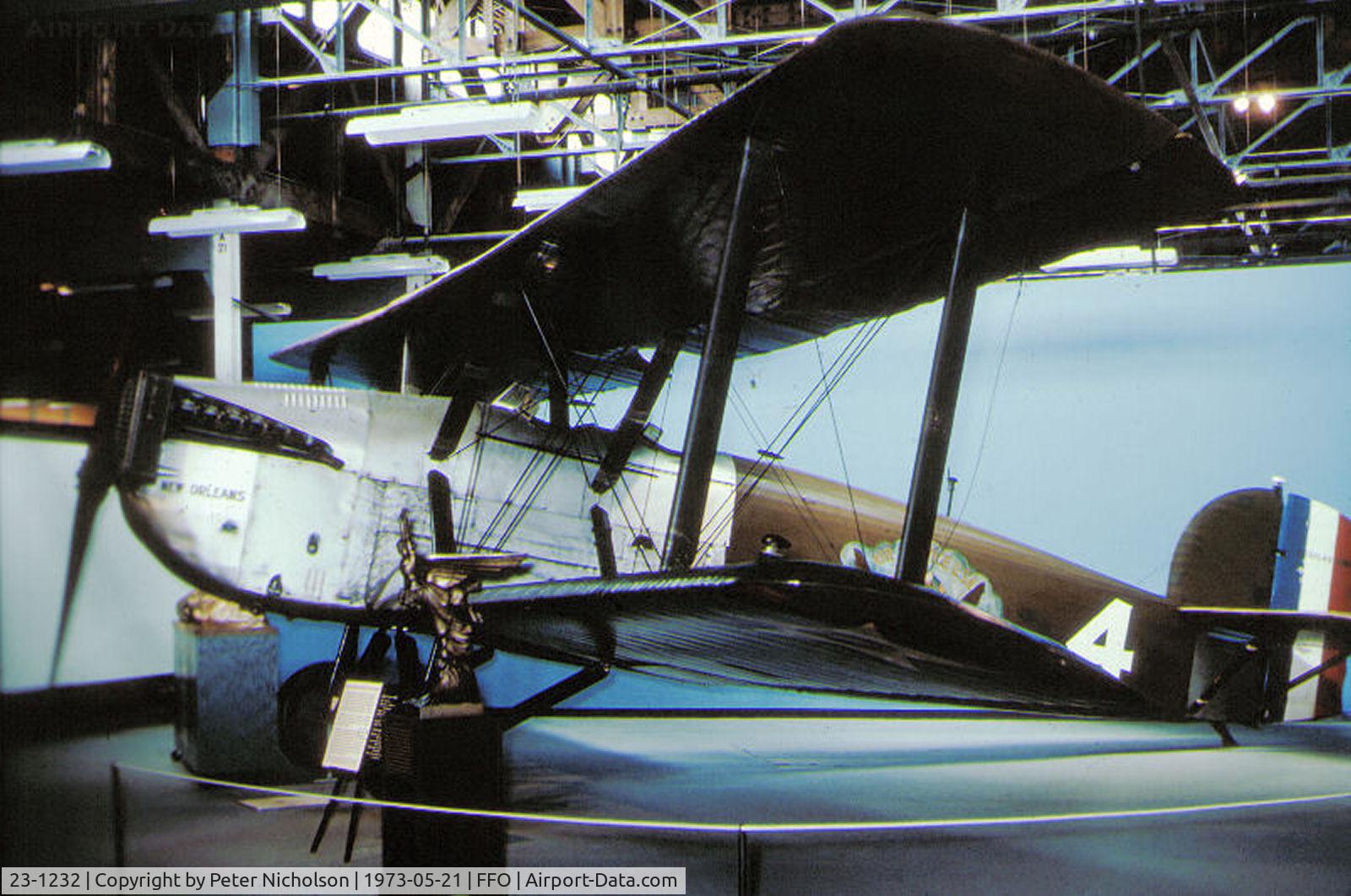 23-1232, Douglas World Cruiser C/N 148, World Cruiser named New Orleans as displayed at the United States Air Force Museum at Wright-Patterson AFB in May 1973