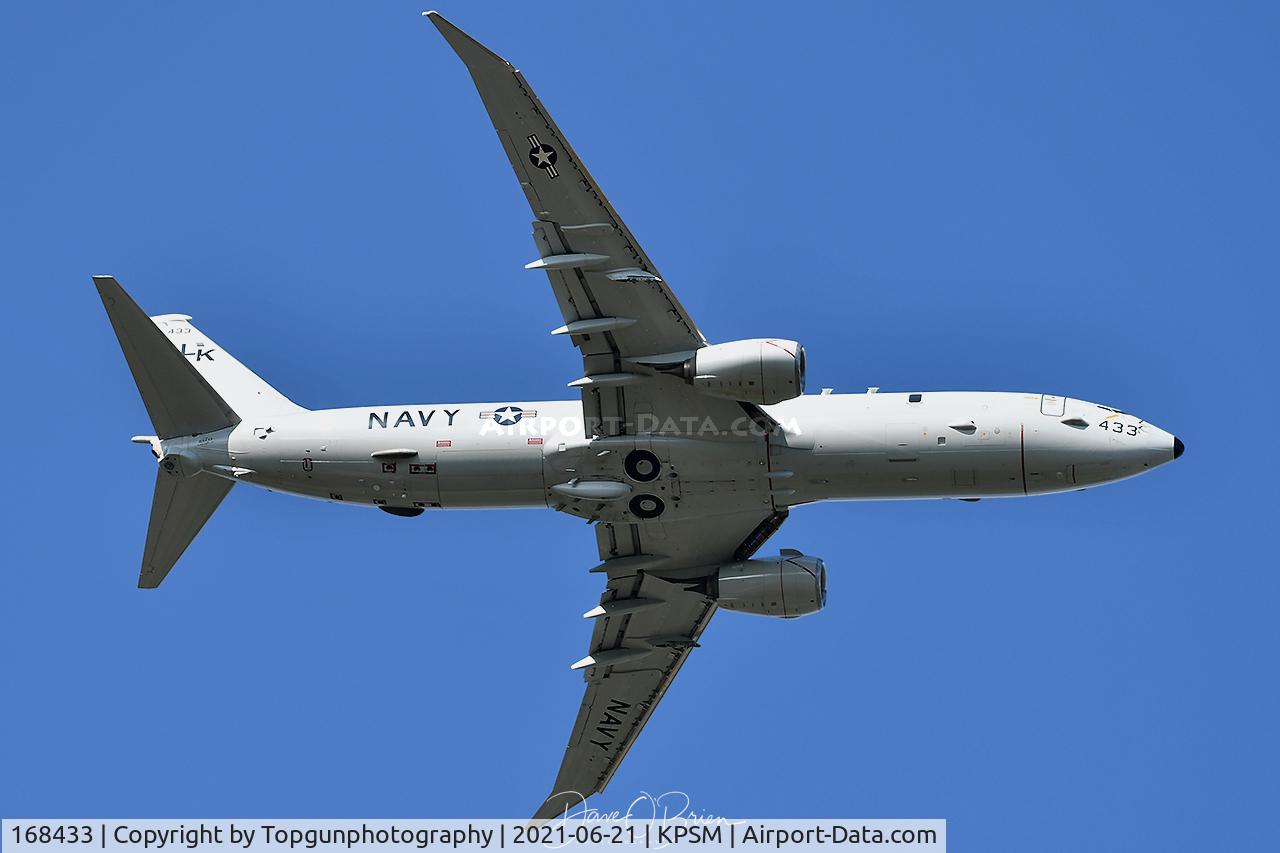 168433, 2012 Boeing P-8A Poseidon C/N 40813, TRIDENT42 / VP-26
NAS Jacksonville