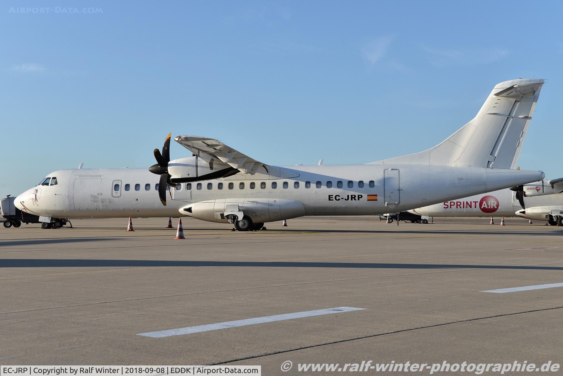 EC-JRP, 1995 ATR 72-212 C/N 446, ATR 72-212 - W3 SWT Swiftair - 446 - EC-JRP - 08.09.2018 - CGN