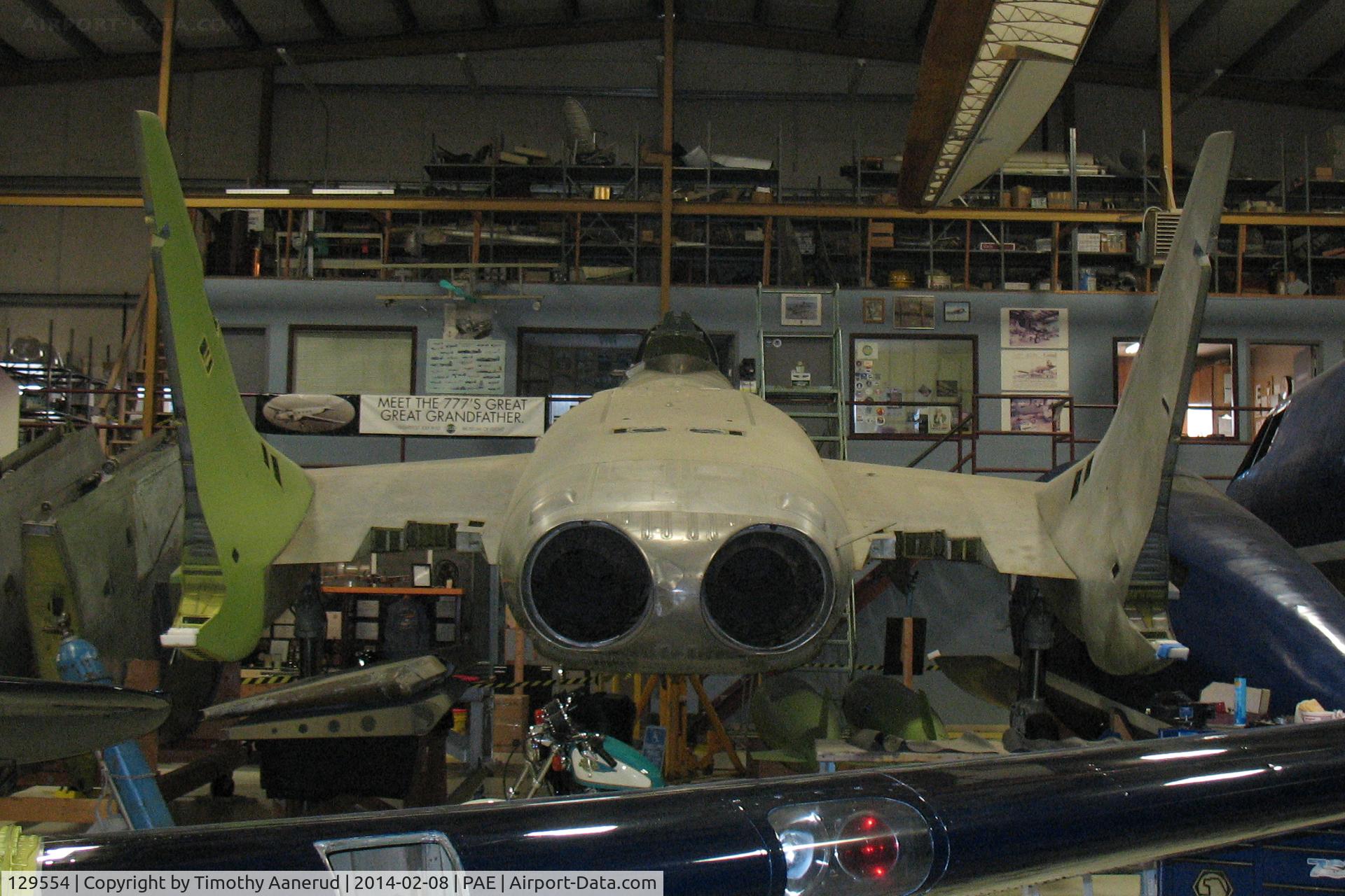 129554, Vought F7U-3 Cutlass C/N 38, Vought F7U-3 Cutlass, c/n: 38, Restoration Facility Seattle Museum of Flight.  Now in Phoenix, AZ being restored to airworthy.