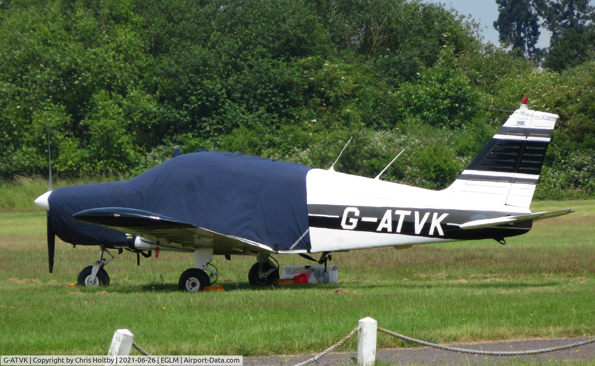 G-ATVK, 1966 Piper PA-28-140 Cherokee C/N 28-22006, Resident at White Waltham, Berkshire