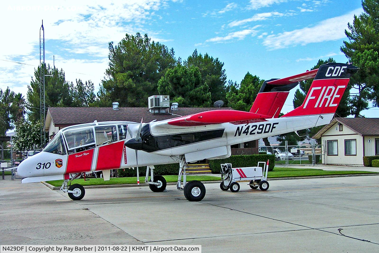 N429DF, 1966 North American Rockwell OV-10A Bronco C/N 305A-11, N429DF   N American Rockwell OV-10 Bronco [305-11] (California Department of Forestry and Fire Protection) Hemet-Ryan~N 22/08/2011