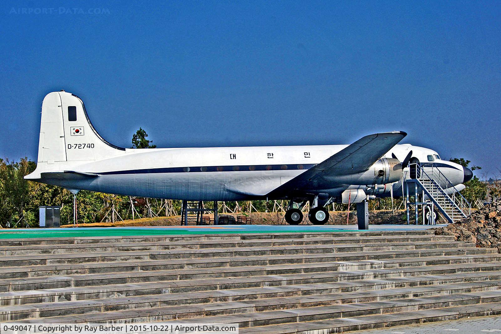 0-49047, 1944 Douglas C-54E Skymaster C/N 27273, 0-49047   (D-72740) Douglas C-54E Skymaster [27273] (Ex South Korea Air Force / Jeju Aerospace Museum) Jeju Island~HL 22/10/2015