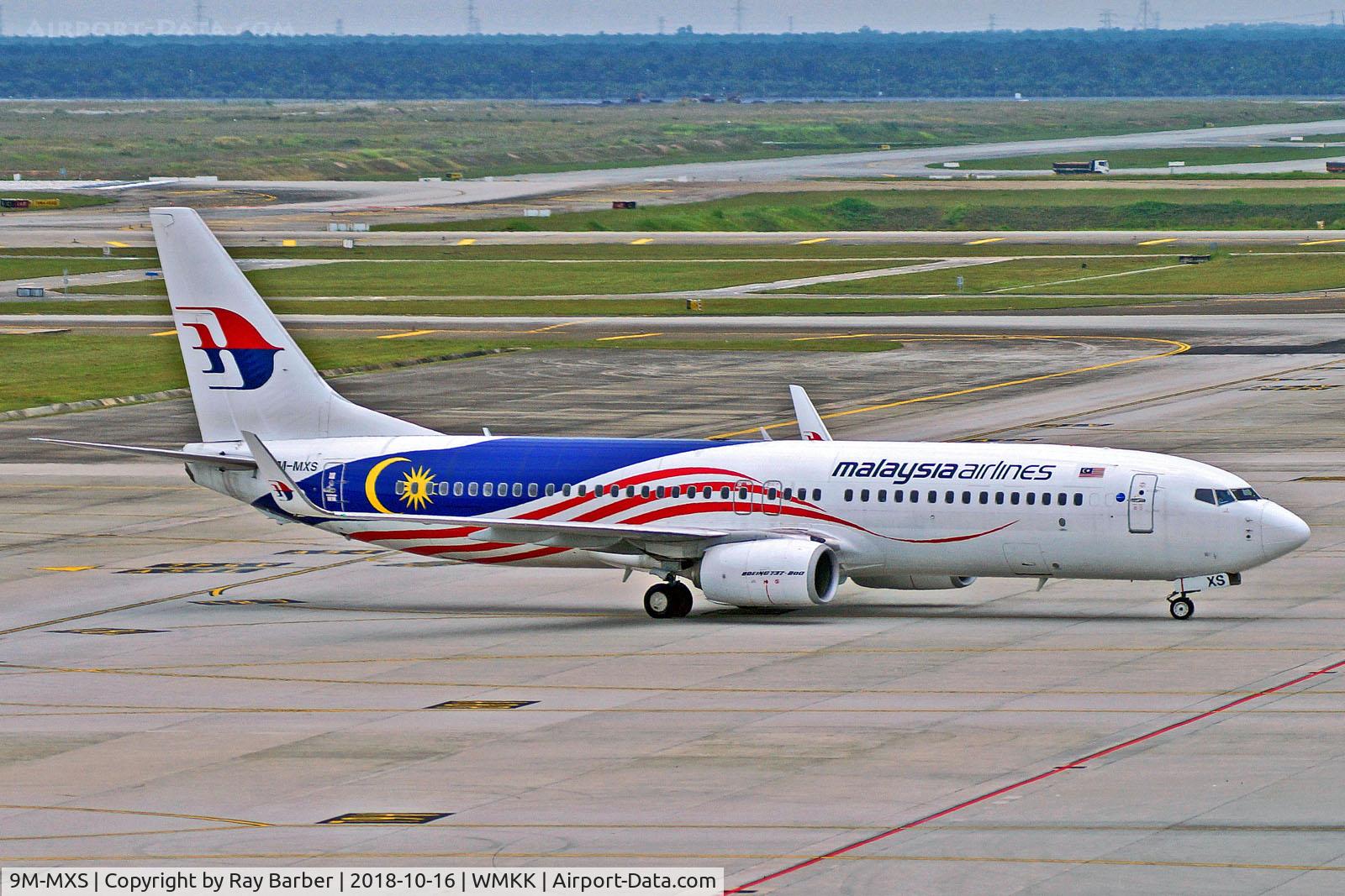 9M-MXS, 2014 Boeing 737-8H6 C/N 40156, 9M-MXS   Boeing 737-8H6 [40156] (Malaysia Airlines) Kuala Lumpur-Int'l (Sepang)~9M 16/10/2018