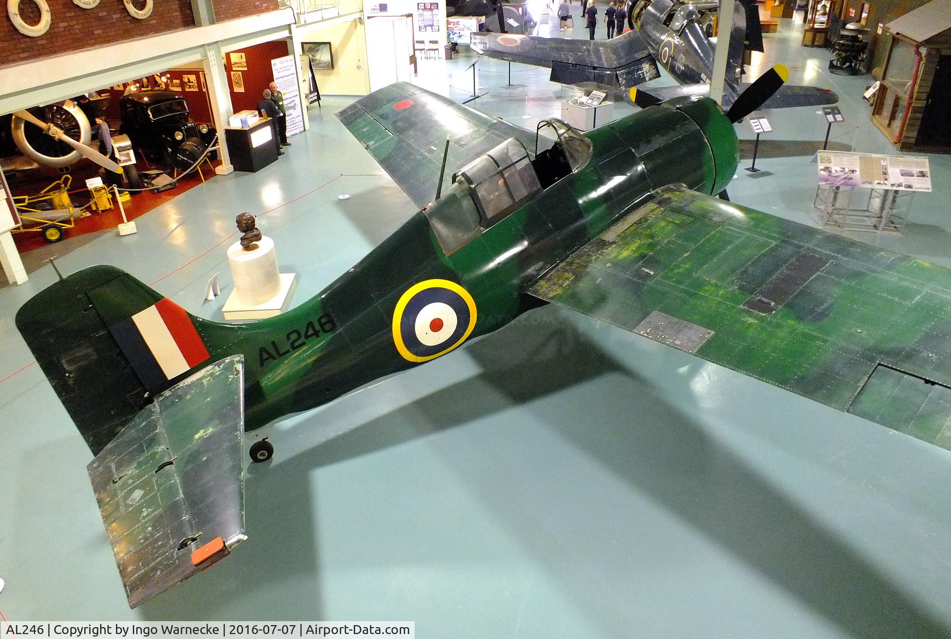 AL246, 1940 Grumman Martlet I C/N 663, Grumman Martlet I (F4F Wildcat) at the FAA Museum, Yeovilton