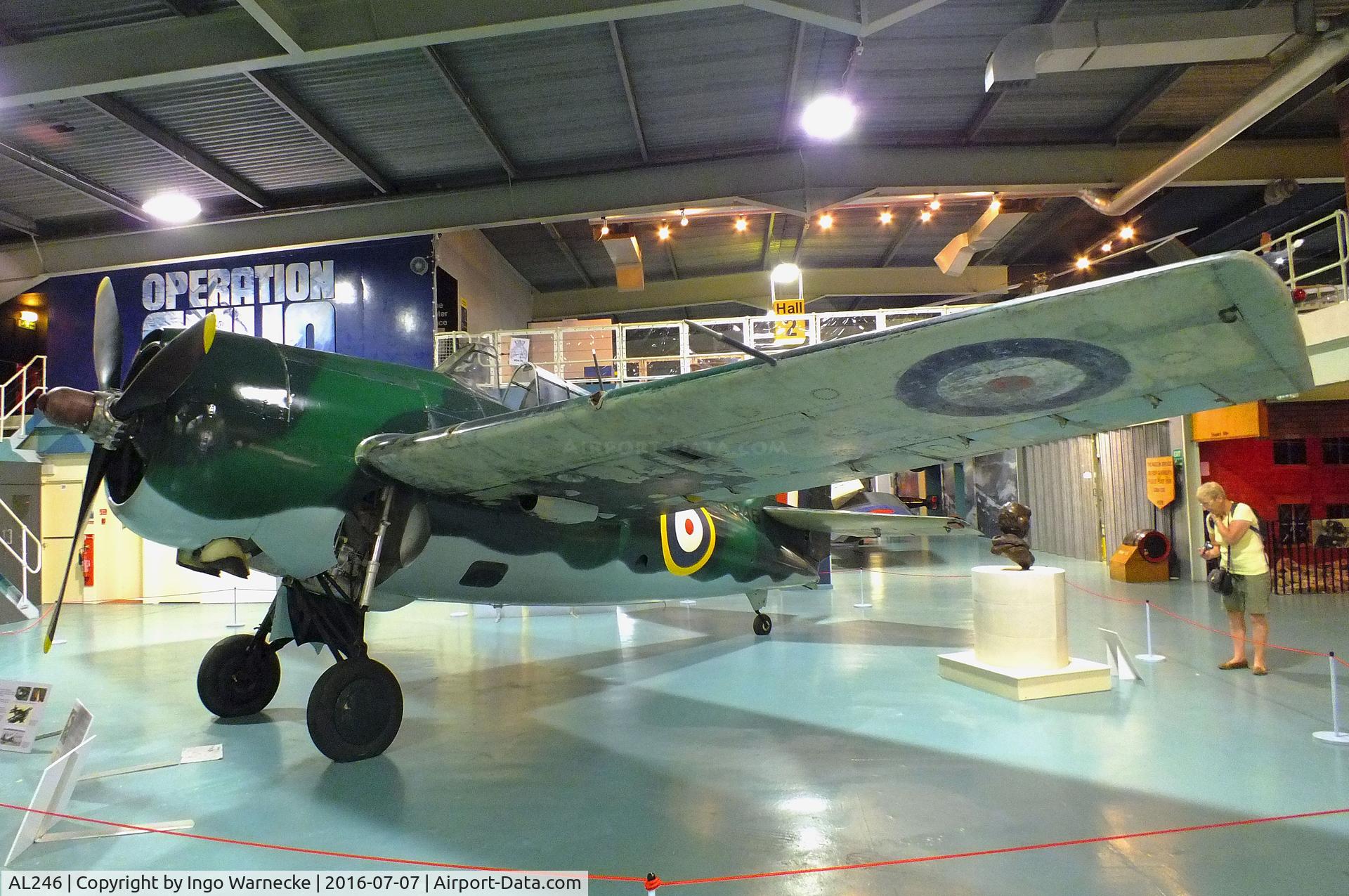 AL246, 1940 Grumman Martlet I C/N 663, Grumman Martlet I (F4F Wildcat) at the FAA Museum, Yeovilton