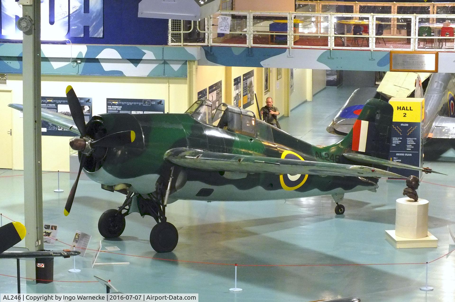 AL246, 1940 Grumman Martlet I C/N 663, Grumman Martlet I (F4F Wildcat) at the FAA Museum, Yeovilton