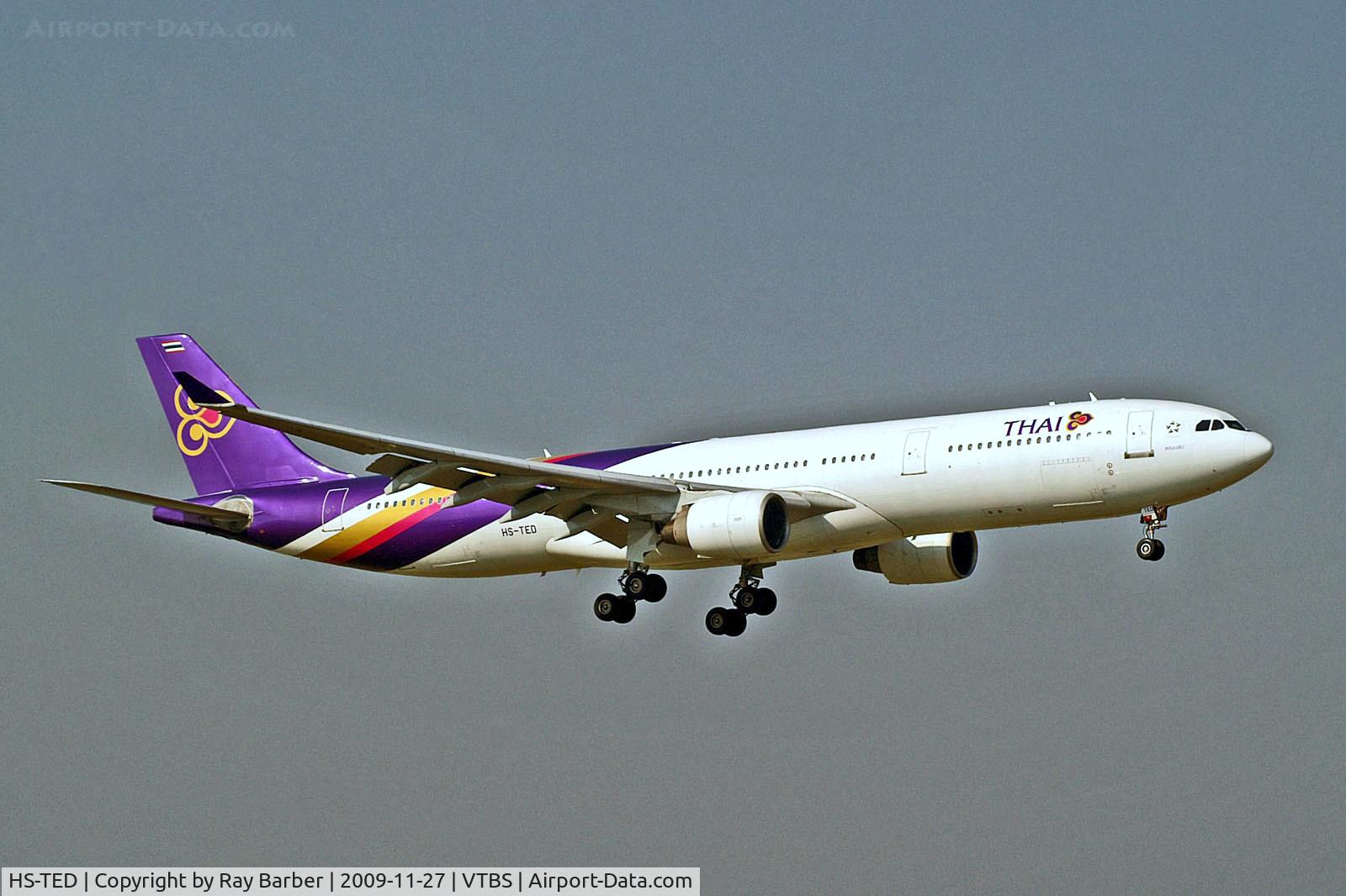 HS-TED, 1994 Airbus A330-321 C/N 064, HS-TED   Airbus A330-321 [064] (Thai Airways International) Bangkok Suvarnabhumi Int'l~HS 27/11/2009