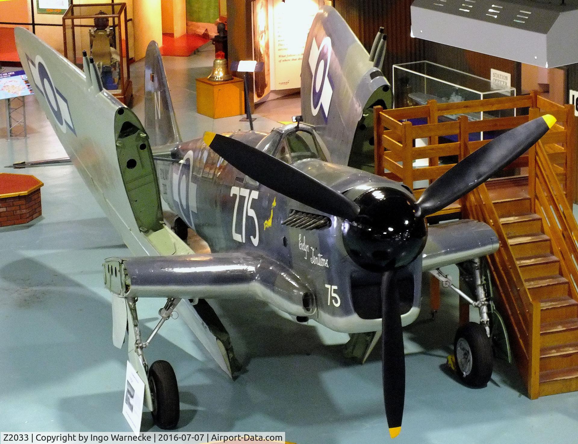 Z2033, 1944 Fairey Firefly 1 C/N F.5607, Fairey Firefly I at the FAA Museum, Yeovilton