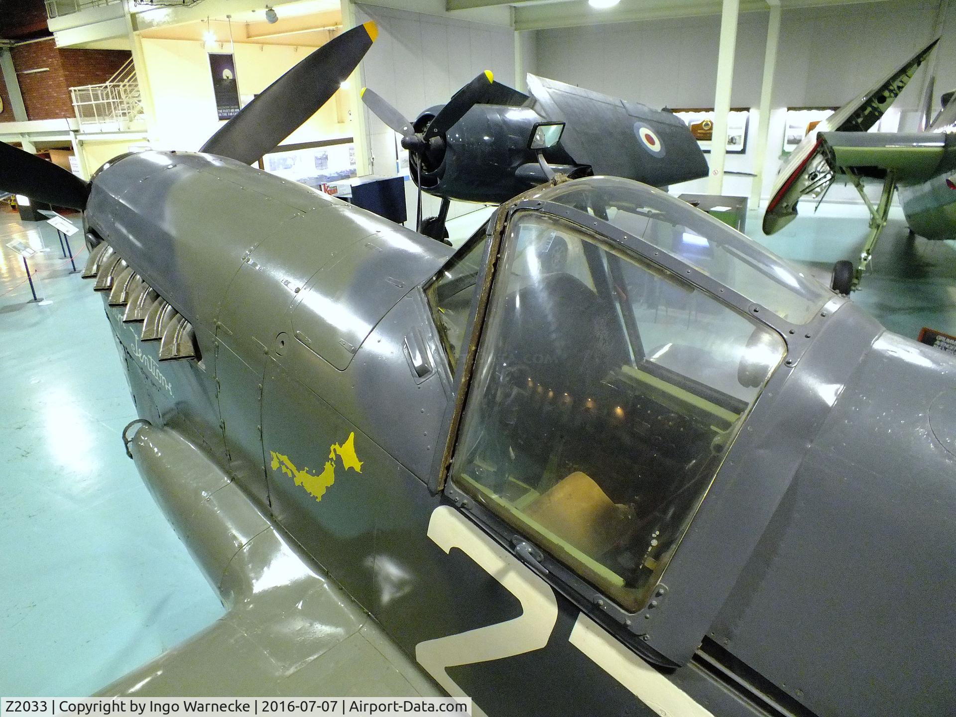 Z2033, 1944 Fairey Firefly 1 C/N F.5607, Fairey Firefly I at the FAA Museum, Yeovilton