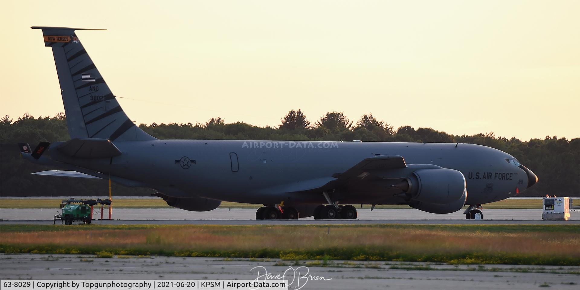 63-8029, 1963 Boeing KC-135R Stratotanker C/N 18646, Now with the 141st ARS/ NJ ANG