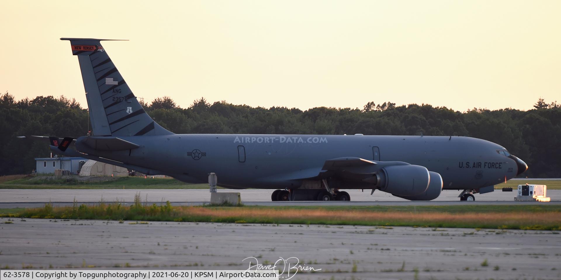 62-3578, 1962 Boeing KC-135R Stratotanker C/N 18561, SPUR76 on the Pease ramp
