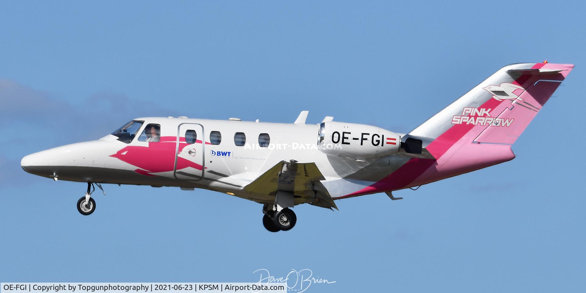 OE-FGI, 1998 Cessna 525 CitationJet C/N 525-0254, Quick stop into PSM